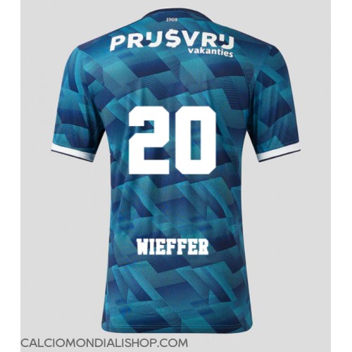 Maglie da calcio Feyenoord Mats Wieffer #20 Seconda Maglia 2023-24 Manica Corta